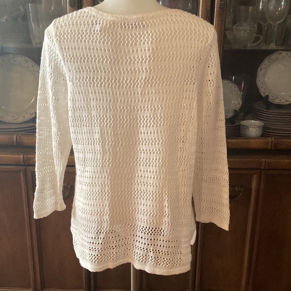 VILLAGER Liz Claiborne Knit Sweater - size womens Medium - Picture 6 of 16